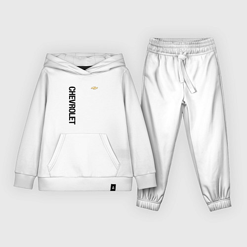 Детский костюм Шевроле Логотип / Белый – фото 1