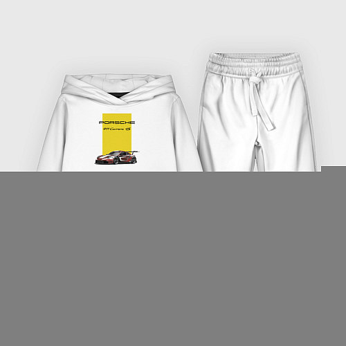 Детский костюм Porsche Carrera 4S Motorsport / Белый – фото 1