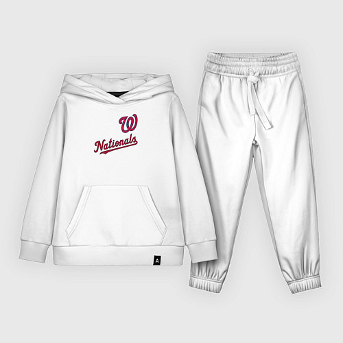 Детский костюм Washington Nationals - baseball team! / Белый – фото 1