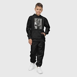 Костюм хлопковый детский Salvador Dali & cross, цвет: черный — фото 2