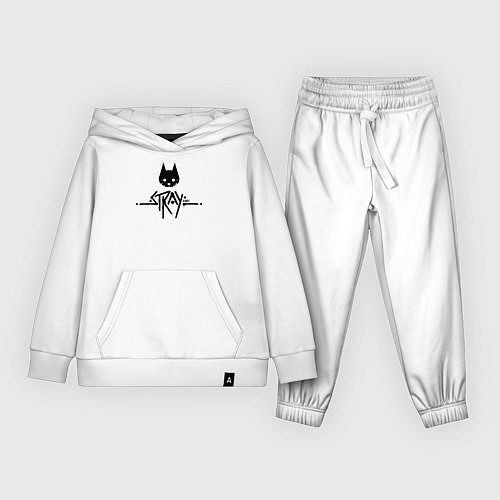 Детский костюм Stray: Black Logo / Белый – фото 1