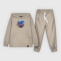 Костюм хлопковый детский Sonic Exe Horror, цвет: миндальный