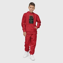 Костюм хлопковый детский Обезьяна апаче, цвет: красный — фото 2