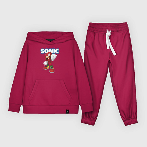 Детский костюм Knuckles Echidna Sonic Video game Ехидна Наклз Вид / Маджента – фото 1