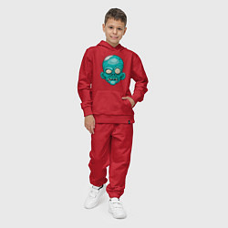 Костюм хлопковый детский Fear Zombie, цвет: красный — фото 2