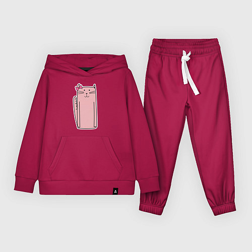 Детский костюм Розовая кошечка / Маджента – фото 1