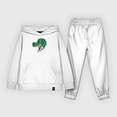 Детский костюм Злой Крокодил / Белый – фото 1