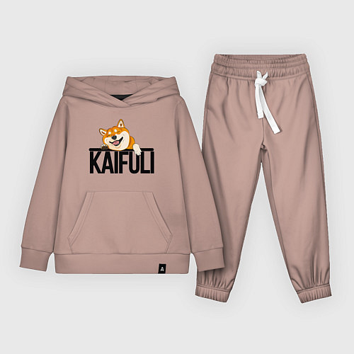 Детский костюм Kaifuli shiba inu / Пыльно-розовый – фото 1