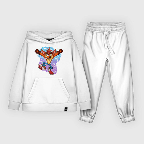 Детский костюм Crash Bandicoot - Its About Time / Белый – фото 1