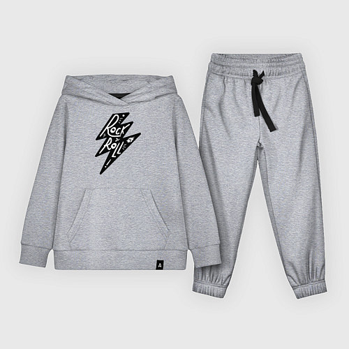 Детский костюм Рок-Н-Ролл В Молнии / Меланж – фото 1