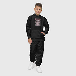 Костюм хлопковый детский BLACKPINK K-POP BAND, цвет: черный — фото 2