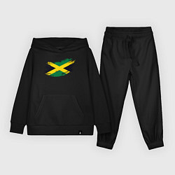 Костюм хлопковый детский Jamaica Flag, цвет: черный