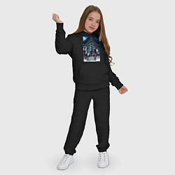 Костюм хлопковый детский Stray Kids Thunderous, цвет: черный — фото 2