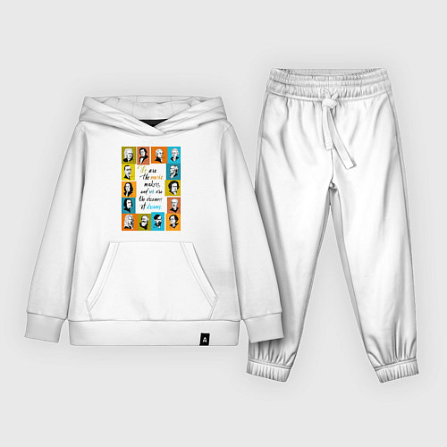 Детский костюм Мы создатели музыки / Белый – фото 1