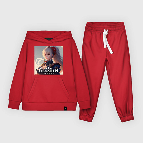 Детский костюм Геншин Импакт, Наганохара Ёимия / Красный – фото 1