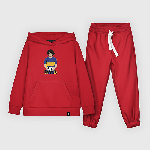 Детский костюм Марадона легенда / Красный – фото 1