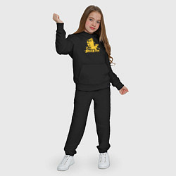 Костюм хлопковый детский Bruce Lee fighter, цвет: черный — фото 2