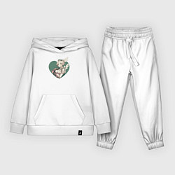 Детский костюм Красивая аниме девушка в сердце