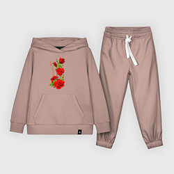 Детский костюм Прекрасная Полина - букет из роз