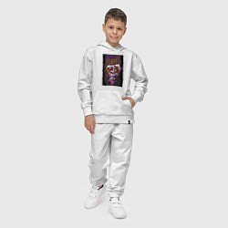 Костюм хлопковый детский Космонавт lets rock, цвет: белый — фото 2