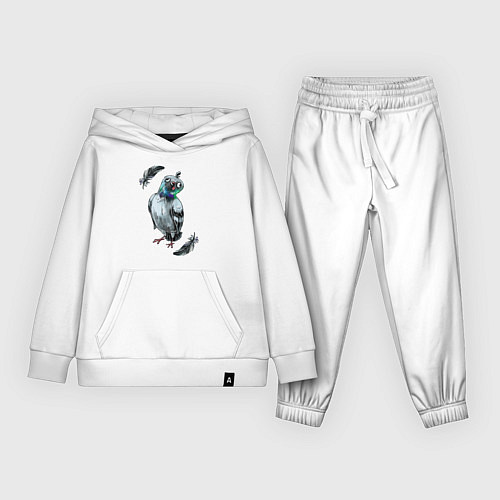 Детский костюм Чокнутый голубь / Белый – фото 1