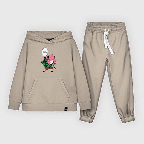 Детский костюм Peanut breathing / Миндальный – фото 1