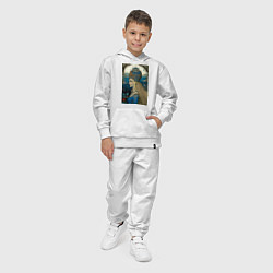 Костюм хлопковый детский Царевна-Лебедь - нейросеть, цвет: белый — фото 2