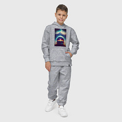 Костюм хлопковый детский Астронавт на орбите, цвет: меланж — фото 2