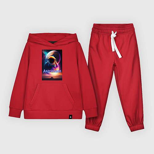 Детский костюм Астронавт и марсоход / Красный – фото 1