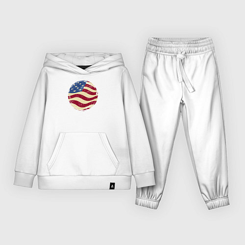 Детский костюм Flag USA / Белый – фото 1