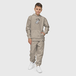 Костюм хлопковый детский Парные: ты крыса, цвет: миндальный — фото 2