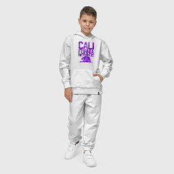 Костюм хлопковый детский Штат Калифорния, цвет: белый — фото 2