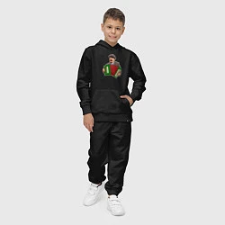 Костюм хлопковый детский Ленин на баяне, цвет: черный — фото 2