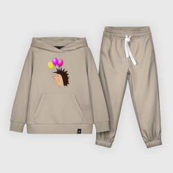 Детский костюм Ежик с разноцветными воздушными шарами