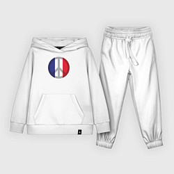 Костюм хлопковый детский Peace France, цвет: белый