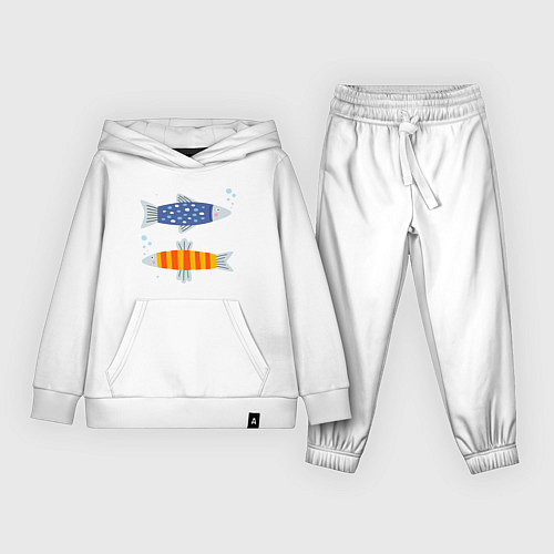 Детский костюм Две селедки / Белый – фото 1