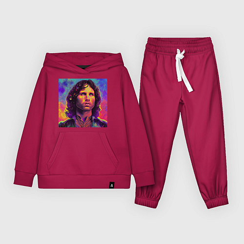 Детский костюм Jim Morrison Strange colors Art / Маджента – фото 1