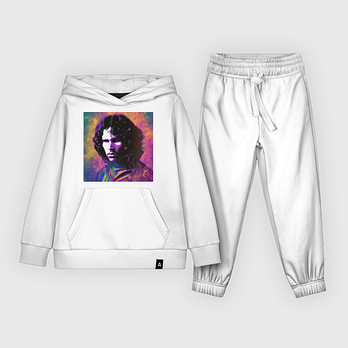 Детский костюм Jim Morrison few color digital Art / Белый – фото 1