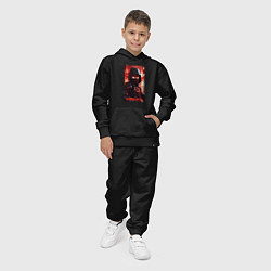 Костюм хлопковый детский Roblox fire ninja, цвет: черный — фото 2
