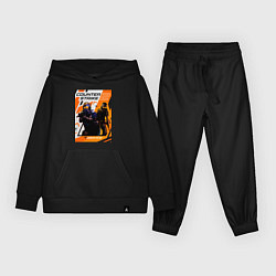 Костюм хлопковый детский КС 2 Азимов, цвет: черный