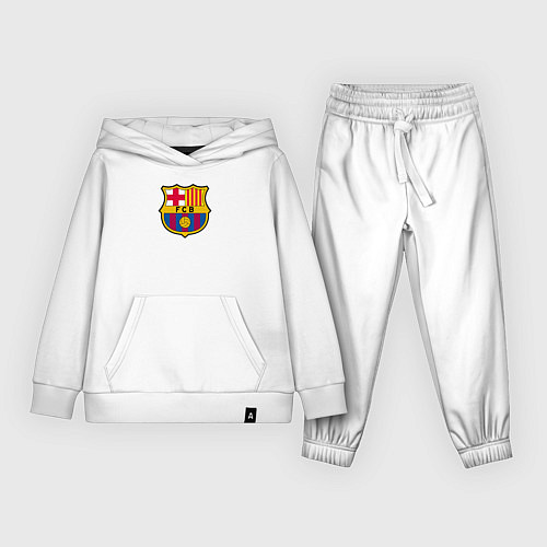 Детский костюм Barcelona fc sport / Белый – фото 1