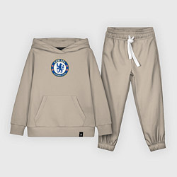 Костюм хлопковый детский Chelsea fc sport, цвет: миндальный