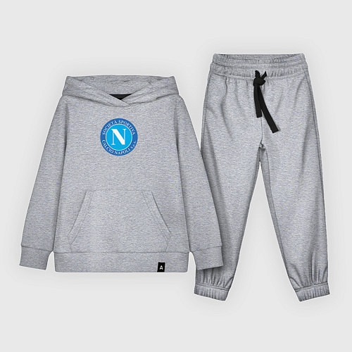 Детский костюм Napoli fc sport / Меланж – фото 1
