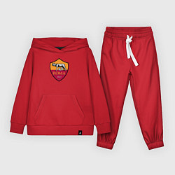 Костюм хлопковый детский Roma sport fc, цвет: красный