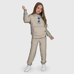 Костюм хлопковый детский Tottenham Hotspur fc sport, цвет: миндальный — фото 2