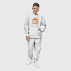 Костюм хлопковый детский Символ хэллоуина, цвет: белый — фото 2