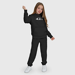 Костюм хлопковый детский One life one love wite, цвет: черный — фото 2
