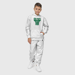 Костюм хлопковый детский Celtics net, цвет: белый — фото 2