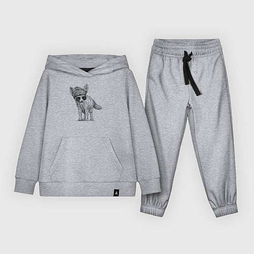 Детский костюм Модный фенек / Меланж – фото 1