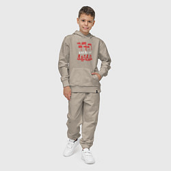 Костюм хлопковый детский Depeche Mode - Spirit tour merch, цвет: миндальный — фото 2